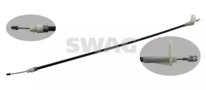 10 92 2675 SWAG Трос, стояночная тормозная система